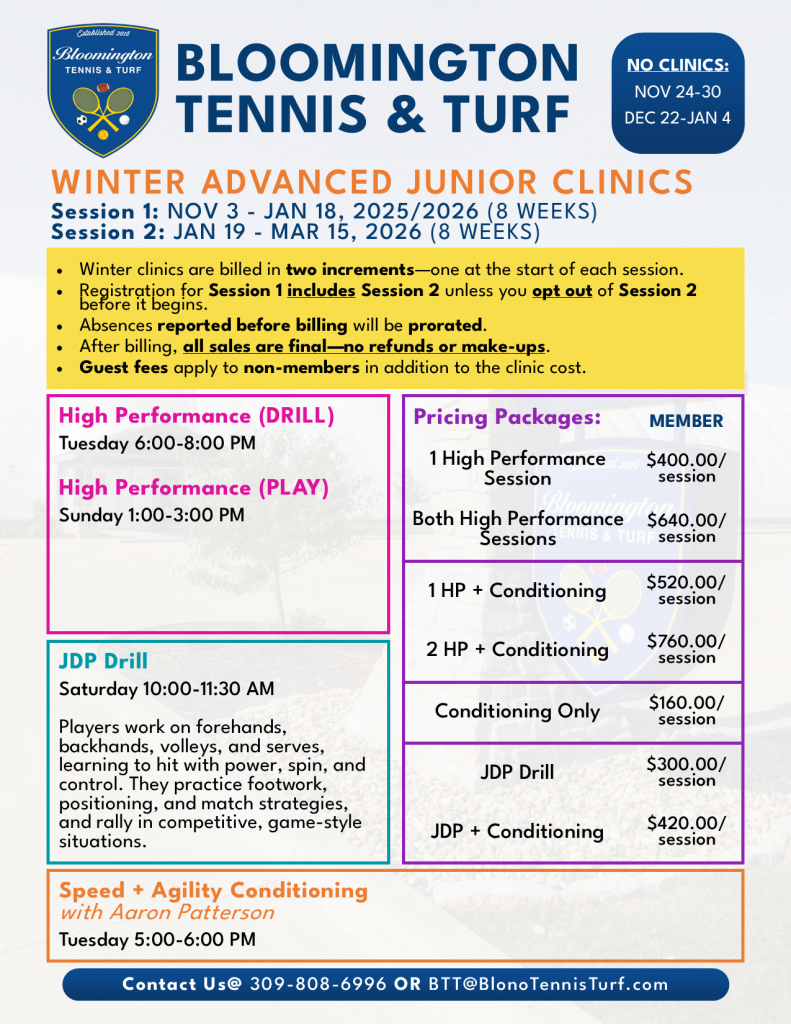 25.26 Winter ADV Junior Clinic Pricing