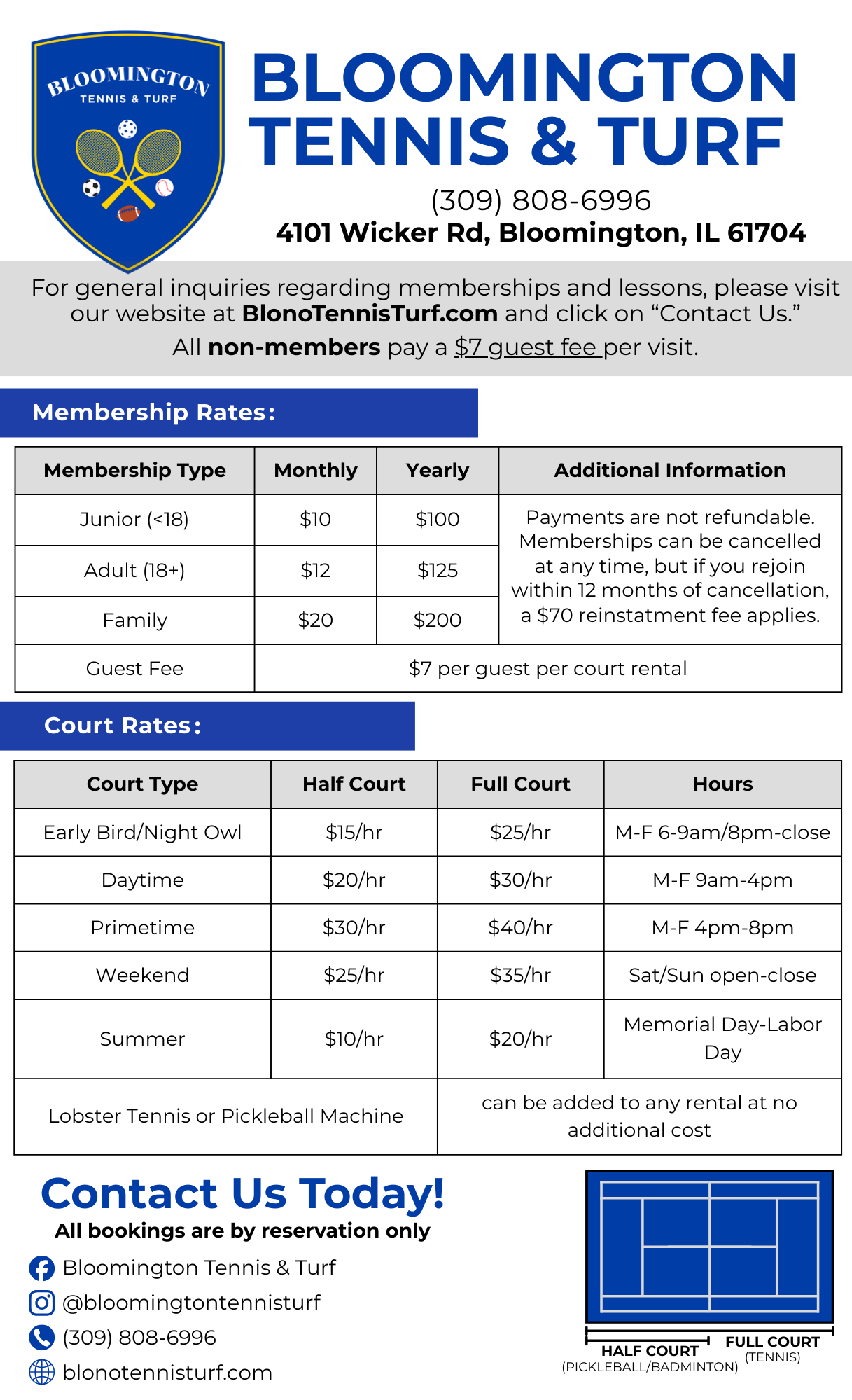 Member Court Rates Flyer 2026v2