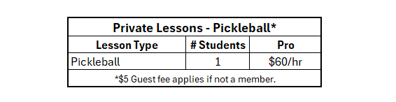PrivateLessonPickleball
