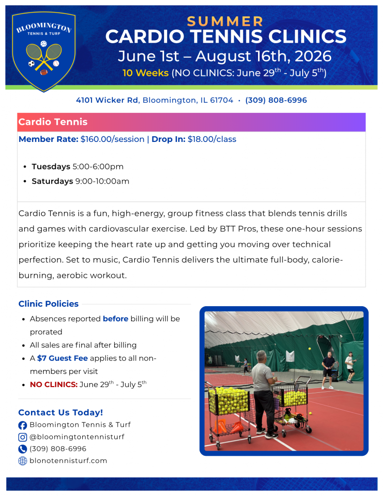 2026 SUMMER Cardio Clinic Pricing