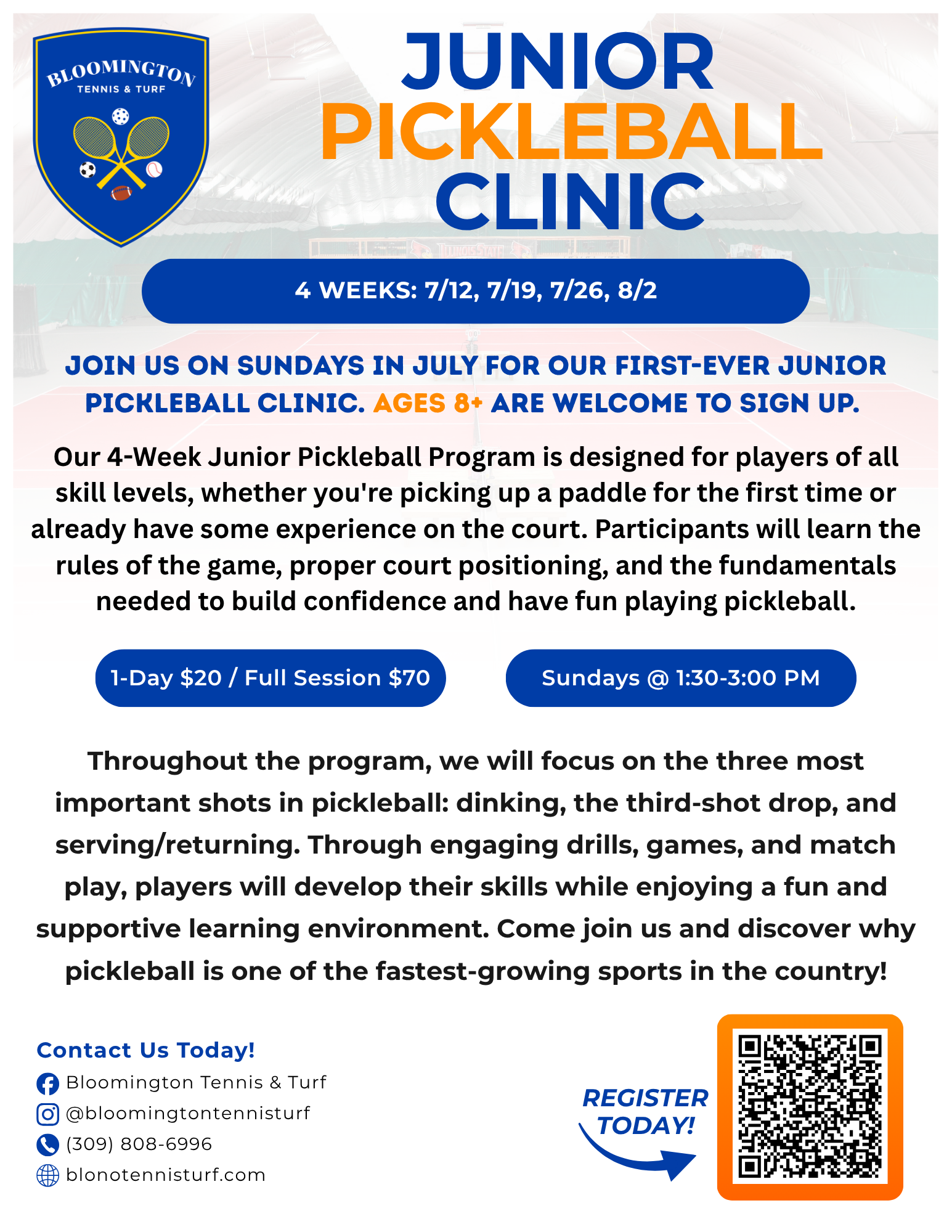 Junior Pickleball Flyer