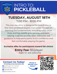 8.18 Intro to Pickleball Clinic (2)