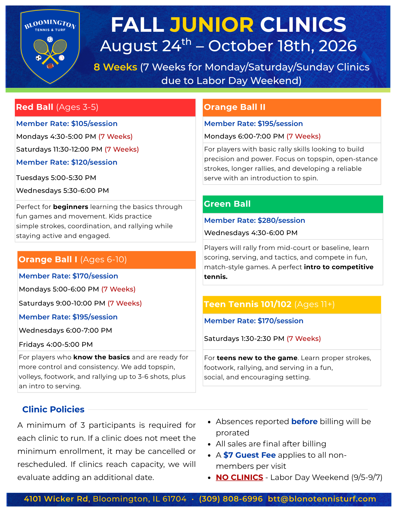 2026 Fall Junior Clinics (5)