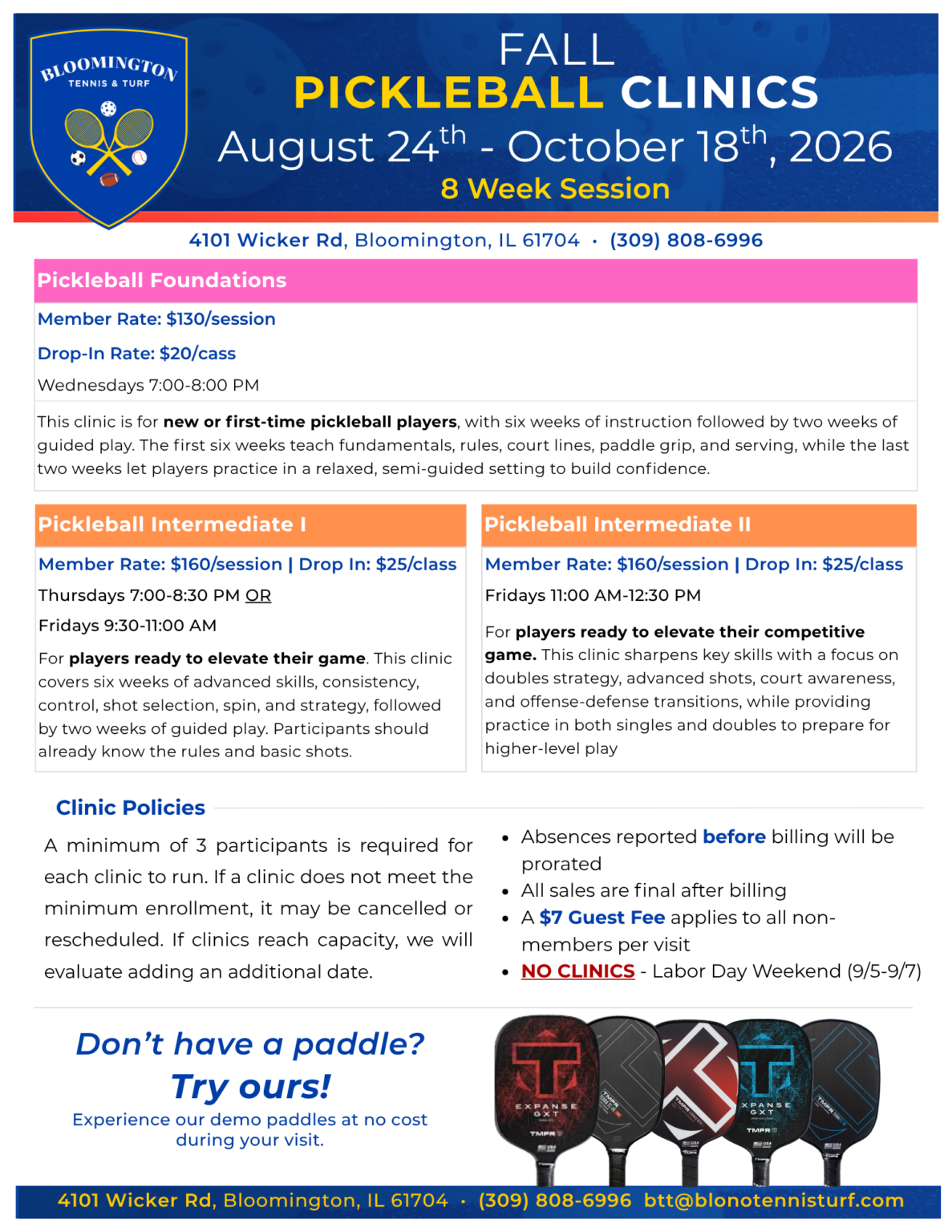 2026 Fall Pickleball Clinics (3)