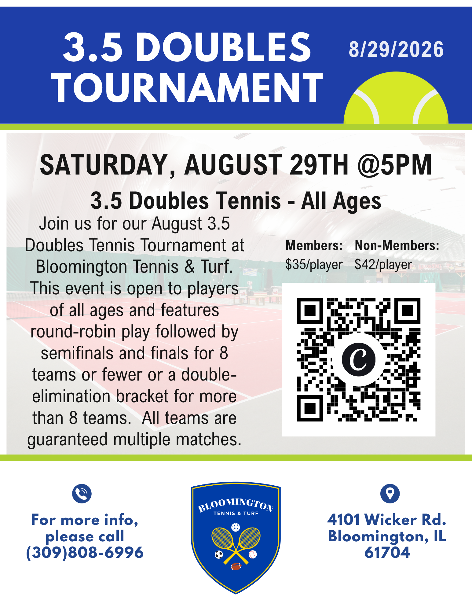 53026 3.5 Doubles Tournament