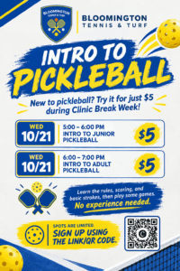 Intro to Pickleball Clinic